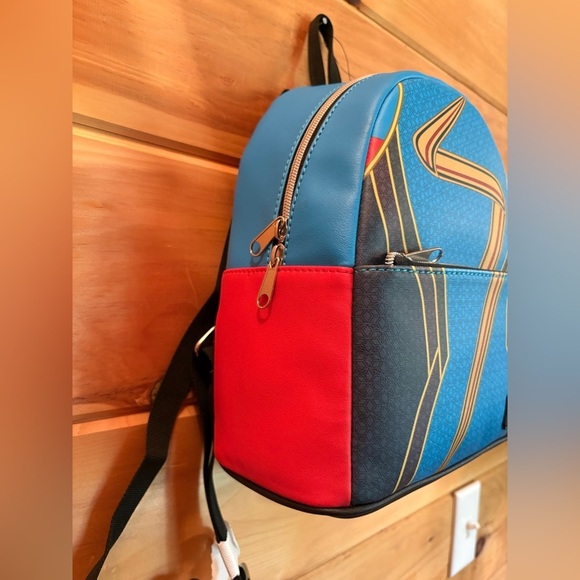 Ms Marvel Cosplay Mini Soft Backpack NWT - Picture 3 of 8